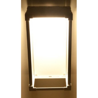 Miidex Lighting - Applique murale LED 12 WATT 230V 3000K Anthracite IP65 - Réf : 70441