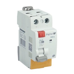 Digital Electric - Interrupteur Différentiel 2x100A/30mA Type AC - Réf : 03418