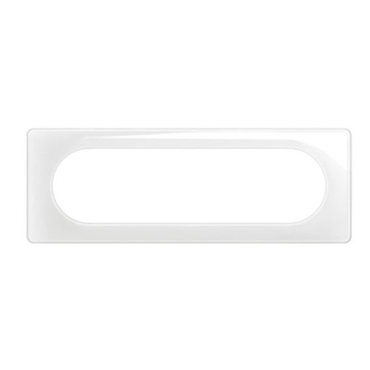 Legrand Céliane - Plaque de finition Blanc Emaillé - 6/8 modules - Réf : CP0011