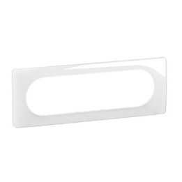 Legrand Céliane - Plaque de finition Blanc Emaillé - 6/8 modules - Réf : CP0011