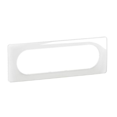 Legrand Céliane - Plaque de finition Blanc Emaillé - 6/8 modules - Réf : CP0011