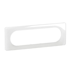 Legrand Céliane - Plaque de finition Blanc Emaillé - 6/8 modules - Réf : CP0011