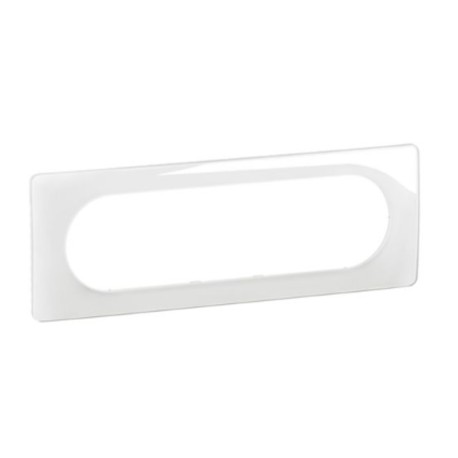 Legrand Céliane - Plaque de finition Blanc Emaillé - 6/8 modules - Réf : CP0011