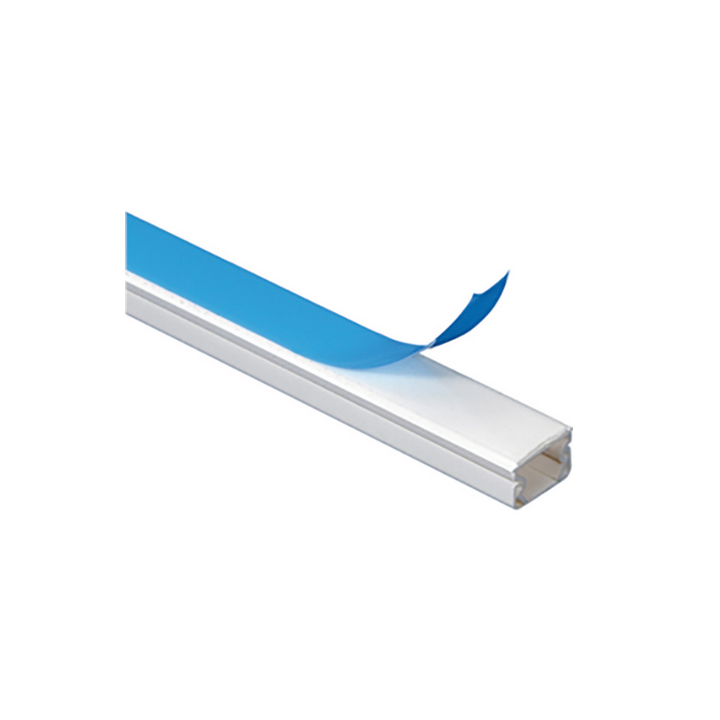 Legrand - Lot de 20 mètres - 10 moulures avec adhésif 20x12,5mm de 2.1m - blanc - Réf : 648905