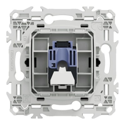 Schneider Odace - prise RJ45 - Cat6 UTP grade 1 à 2 - noir onyx - Réf : S940475
