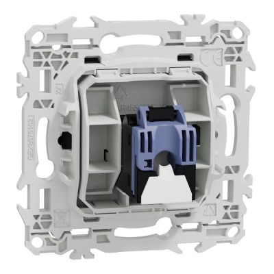 Schneider Odace - prise RJ45 - Cat6 UTP grade 1 à 2 - noir onyx - Réf : S940475