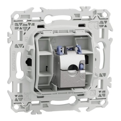 Schneider Odace - prise RJ45 cat.6 STP noir - Réf : S940476