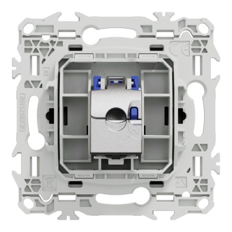 Prise RJ45 ODACE grade 3 (multimédia) STP Aluminium - SCHNEIDER