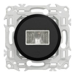 Schneider Odace - Odace - détecteur présence et mouvement - 3 fils avec neutre - noir onyx - Réf : S940526
