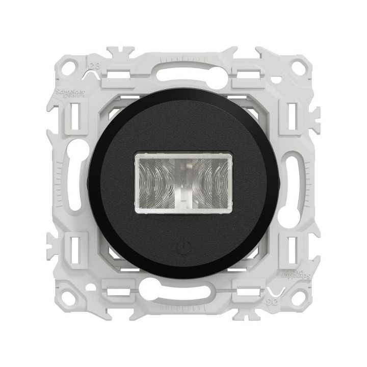 Schneider Odace - Odace - détecteur présence et mouvement - 3 fils avec neutre - noir onyx - Réf : S940526
