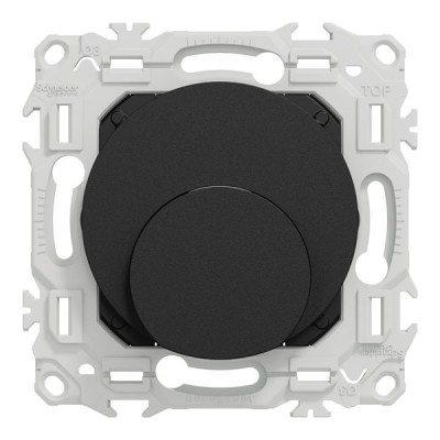 Schneider Odace - sortie de câble - serre câble 6 à 12 mm² - noir onyx - Réf : S940662