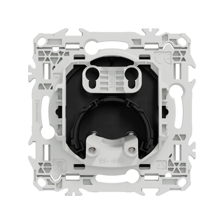 Schneider Odace - sortie de câble - serre câble 6 à 12 mm² - noir onyx - Réf : S940662
