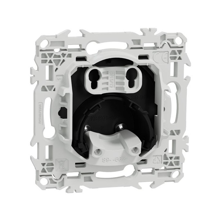 Schneider Odace - sortie de câble - serre câble 6 à 12 mm² - noir onyx - Réf : S940662