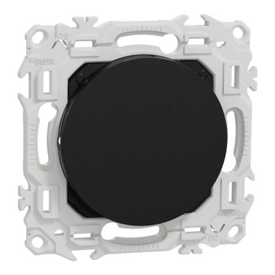 Schneider Odace - obturateur noir - Réf : S940666