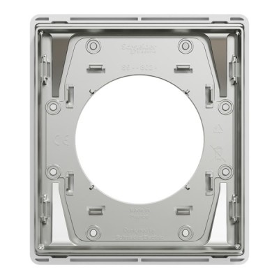 Schneider Odace Architecte - plaque de finition 1 poste - effet Céramique Blanc - Réf : S951802