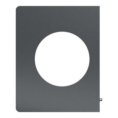Schneider Odace Architecte - plaque de finition latérale - effet Perle Noire - Réf : S952800