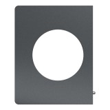 Schneider Odace Architecte - plaque de finition latérale - effet Perle Noire - Réf : S952800