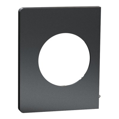 Schneider Odace Architecte - plaque de finition latérale - effet Perle Noire - Réf : S952800