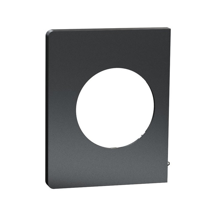 Schneider Odace Architecte - plaque de finition latérale - effet Perle Noire - Réf : S952800