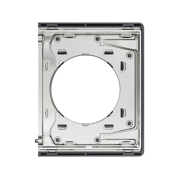 Schneider Odace Architecte - plaque de finition latérale - effet Perle Noire - Réf : S952800