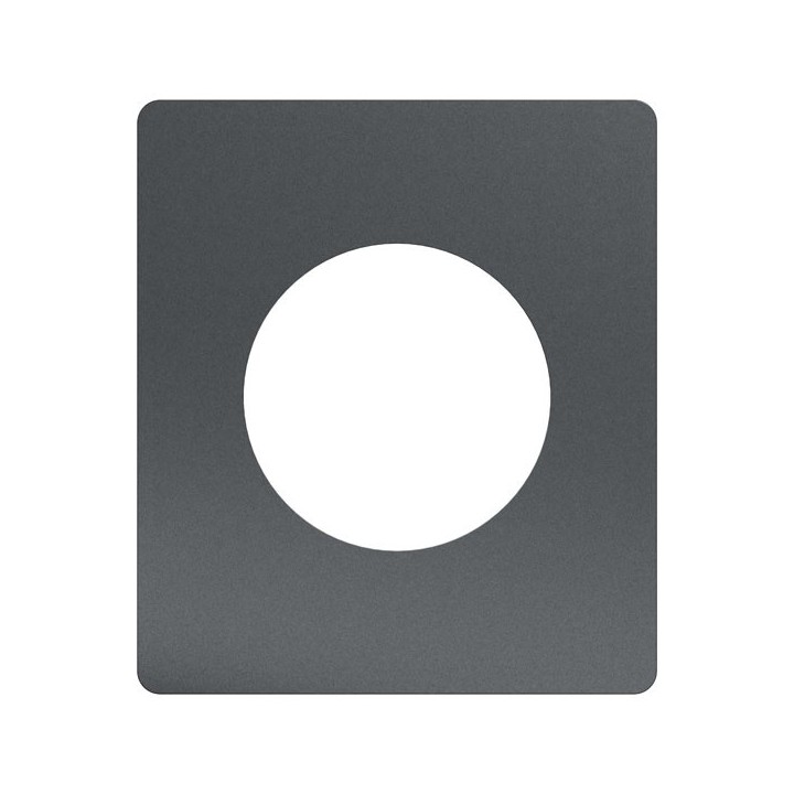 Schneider Odace Architecte - plaque de finition 1 poste - effet Perle Noire - Réf : S952802