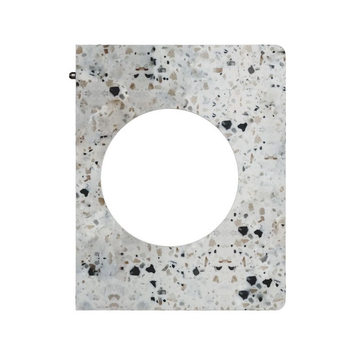 Schneider Odace Architecte - plaque de finition latérale - effet Terrazzo - Réf : S954800