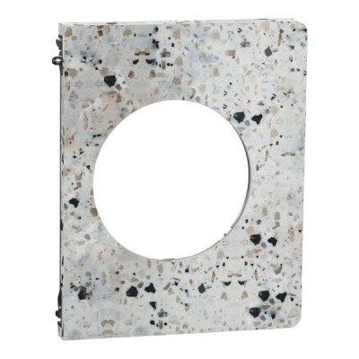 Schneider Odace Architecte - plaque de finition latérale - effet Terrazzo - Réf : S954800