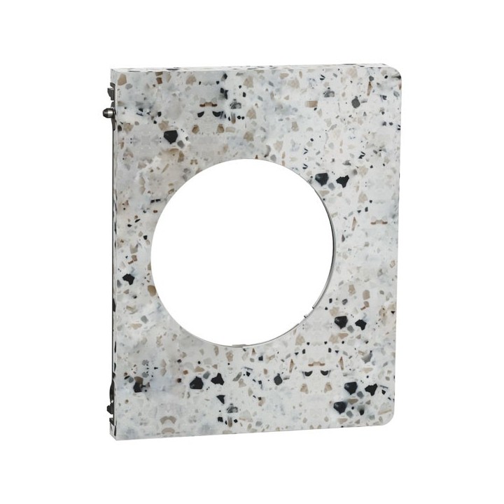 Schneider Odace Architecte - plaque de finition latérale - effet Terrazzo - Réf : S954800