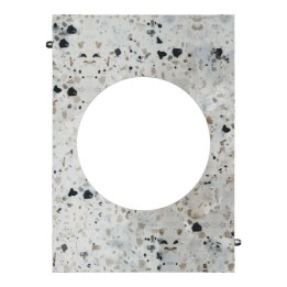 Schneider Odace Architecte - plaque de finition centrale - effet Terrazzo - Réf : S954801