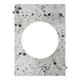 Schneider Odace Architecte - plaque de finition centrale - effet Terrazzo - Réf : S954801