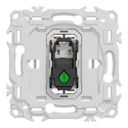 Schneider Odace - va-et-vient ou poussoir - 10AX - sans enjoliveur - Réf : S980204