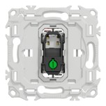 Schneider Odace - va-et-vient ou poussoir - 10AX - sans enjoliveur - Réf : S980204