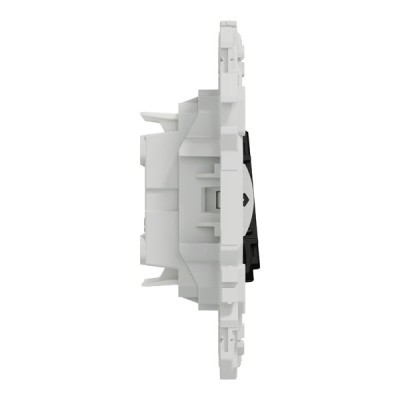 Schneider Odace - double va-et-vient ou poussoir - 10AX - sans enjoliveur - Réf : S980214