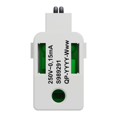 Schneider Odace - LED verte 0,15mA 250V à câbler - lumineux/témoin - pour enjo à voyant - Réf : S989291