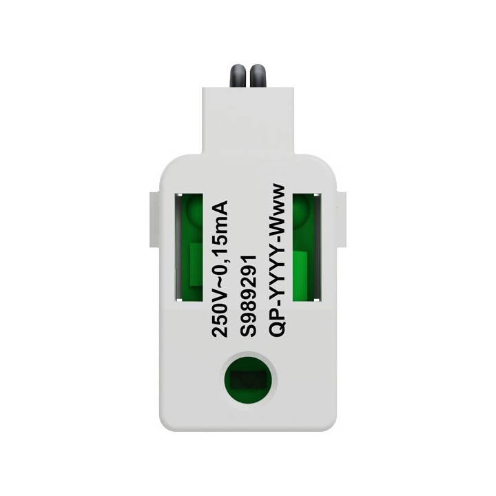 Schneider Odace - LED verte 0,15mA 250V à câbler - lumineux/témoin - pour enjo à voyant - Réf : S989291