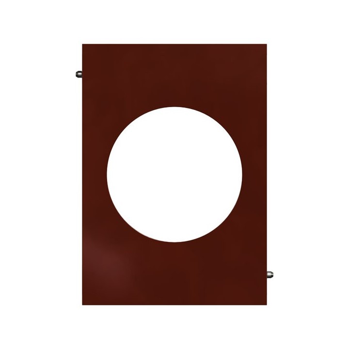 Schneider Odace Architecte - plaque de finition centrale - Sienne émaillé - Réf : S936801