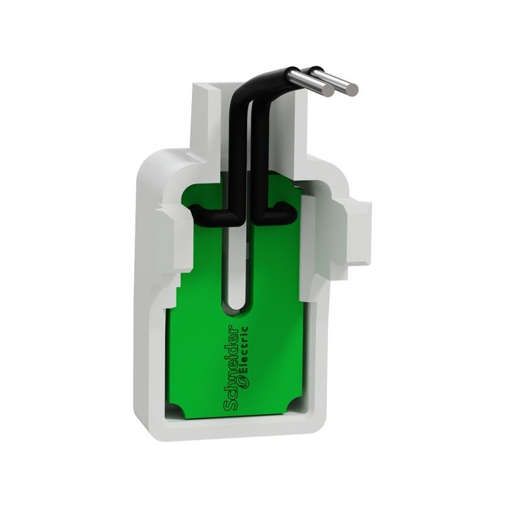 Schneider Odace - LED verte 1,5mA 250V à câbler - lumineux/témoin - forte luminosité - Réf : S989292