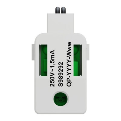 Schneider Odace - LED verte 1,5mA 250V à câbler - lumineux/témoin - forte luminosité - Réf : S989292