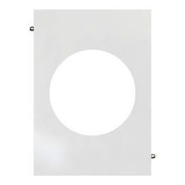 Schneider Odace Architecte - plaque de finition centrale - Blanc émaillé - Réf : S934801