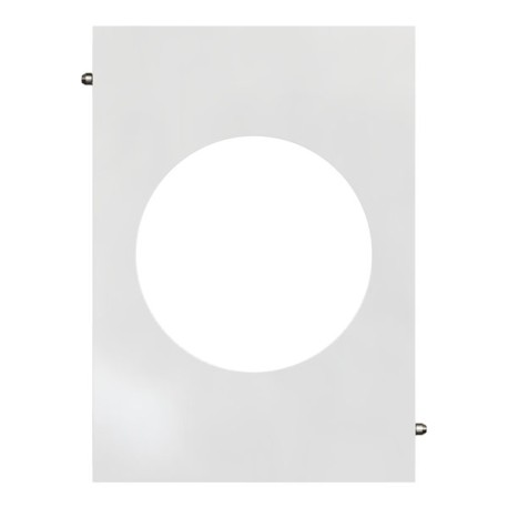 Schneider Odace Architecte - plaque de finition centrale - Blanc émaillé - Réf : S934801