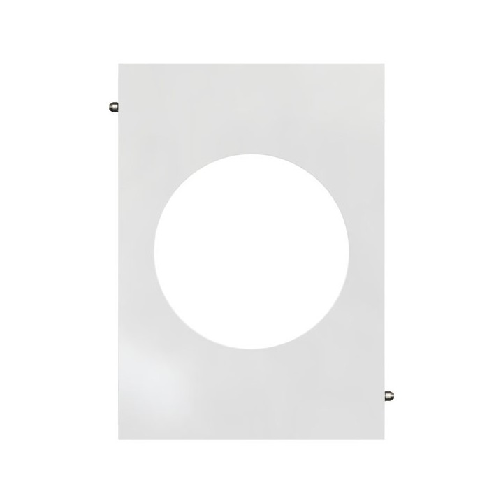 Schneider Odace Architecte - plaque de finition centrale - Blanc émaillé - Réf : S934801