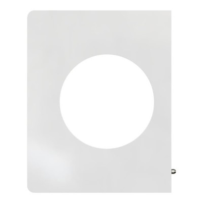 Schneider Odace Architecte - plaque de finition latérale - Blanc émaillé - Réf : S934800