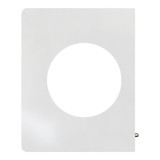 Schneider Odace Architecte - plaque de finition latérale - Blanc émaillé - Réf : S934800