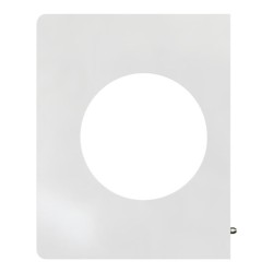 Schneider Odace Architecte - plaque de finition latérale - Blanc émaillé - Réf : S934800