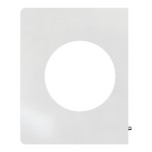 Schneider Odace Architecte - plaque de finition latérale - Blanc émaillé - Réf : S934800