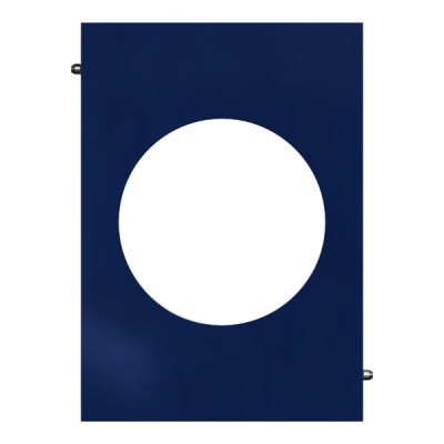 Schneider Odace Architecte - plaque de finition centrale - Bleu émaillé - Réf : S933801