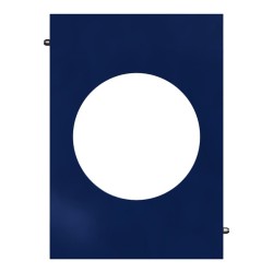 Schneider Odace Architecte - plaque de finition centrale - Bleu émaillé - Réf : S933801