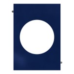Schneider Odace Architecte - plaque de finition centrale - Bleu émaillé - Réf : S933801