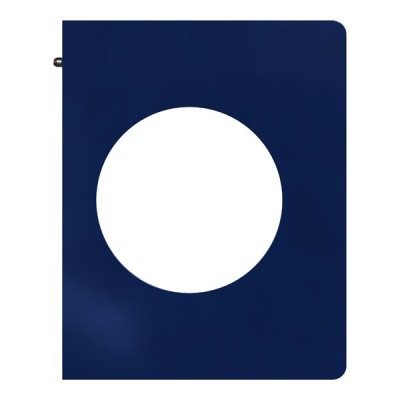 Schneider Odace Architecte - plaque de finition latérale - Bleu émaillé - Réf : S933800