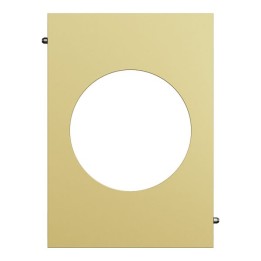 Schneider Odace Architecte - plaque de finition centrale - effet Laiton - Réf : S932801